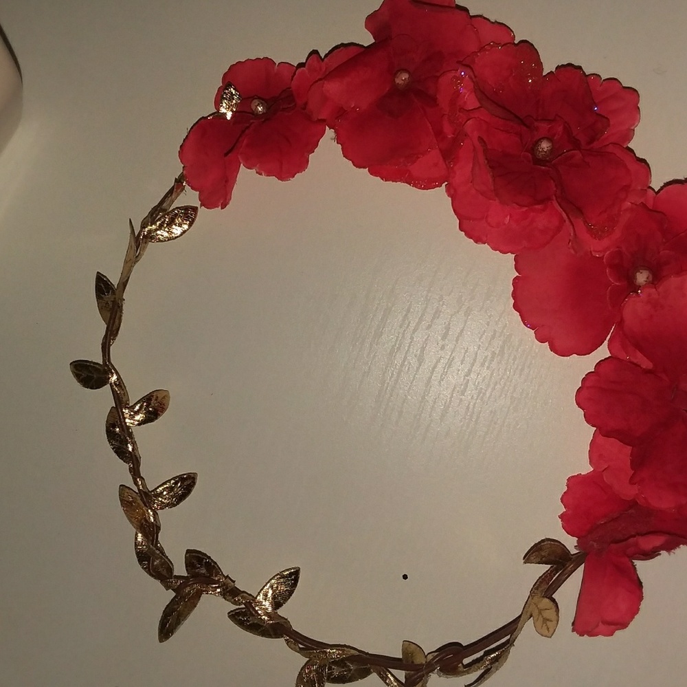 poppy flower Headpiece ❤️😍
